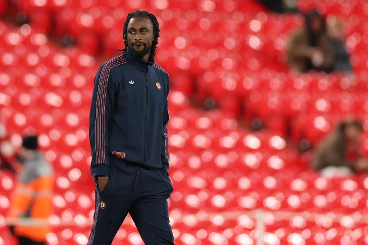 Evann Guessand nel prepartita