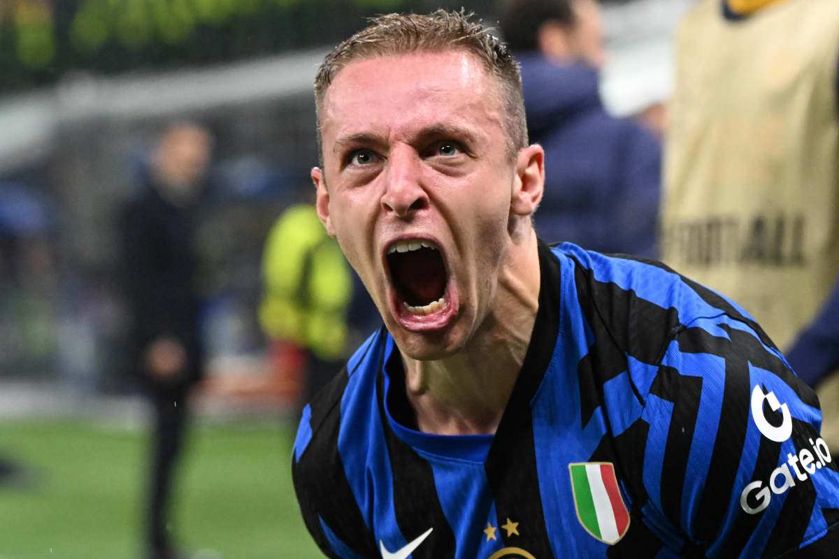 Frattesi esulta veementemente