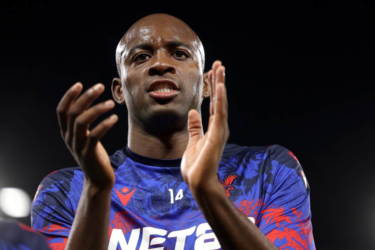 Jean Philippe Mateta, attaccante del Crystal Palace, nel match contro l'AZ