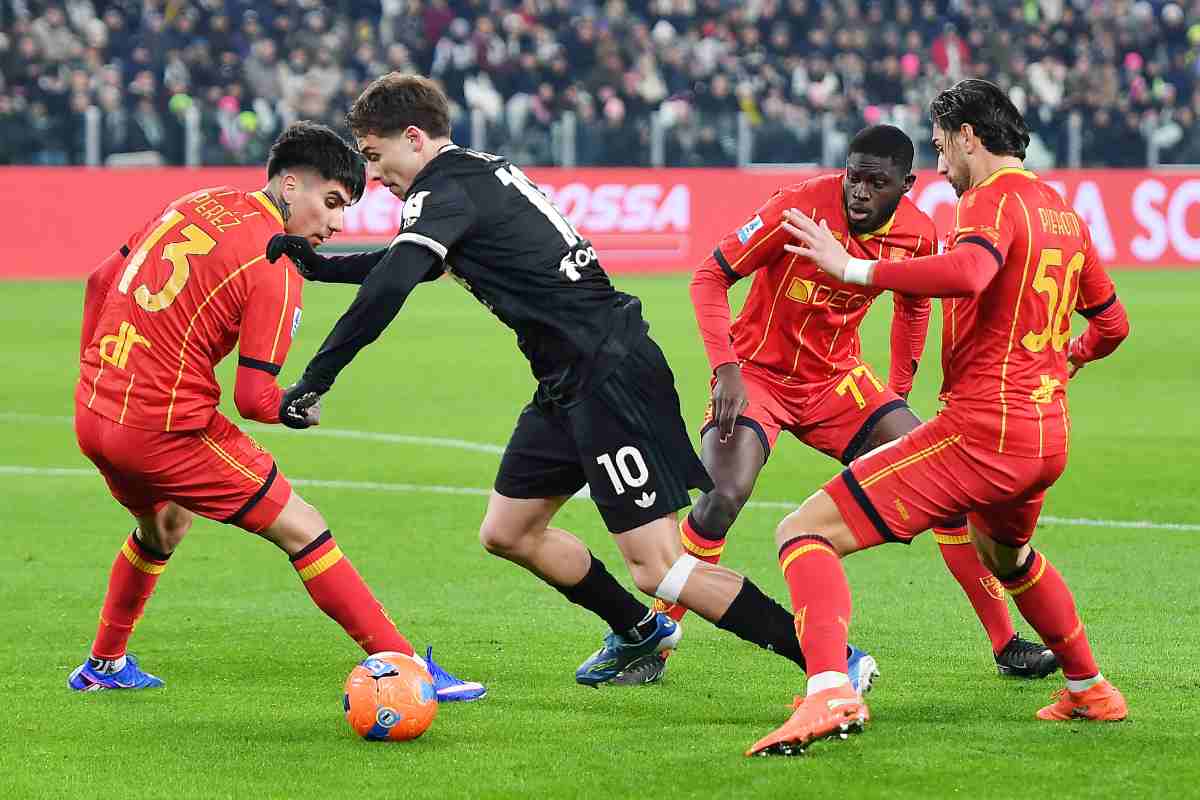 Juventus-Lecce di Serie A