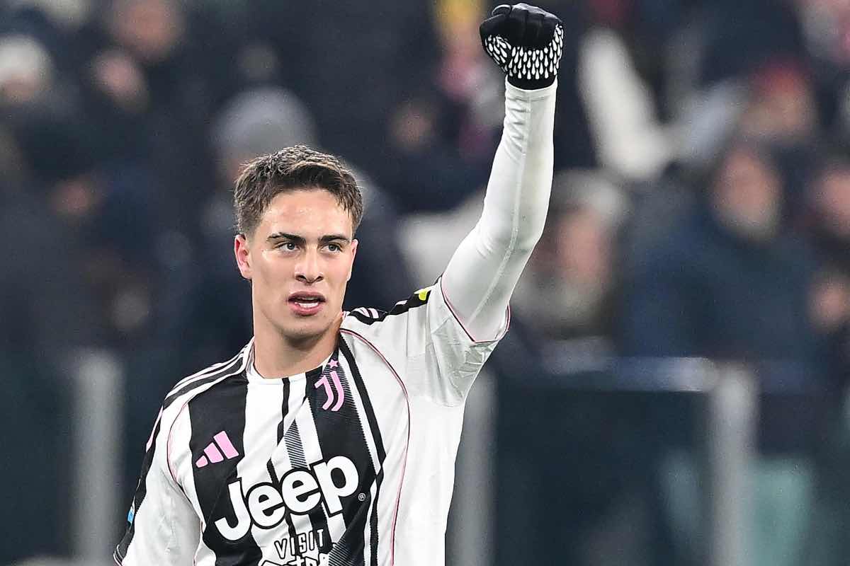 Kenan Yildiz nella gara di serie A 2025