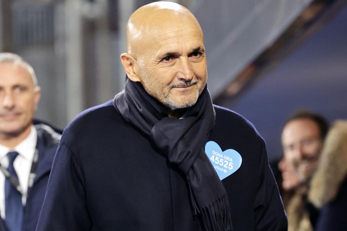 Luciano Spalletti nella gara contro il Pisa