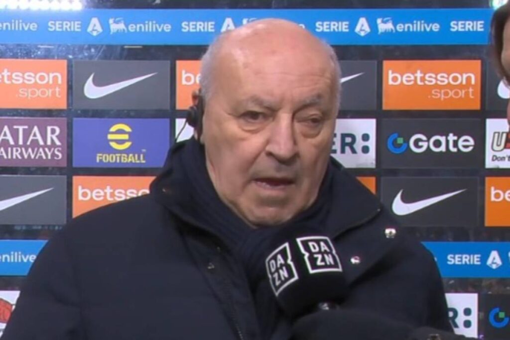 Marotta intervistato prima di Inter-Bologna