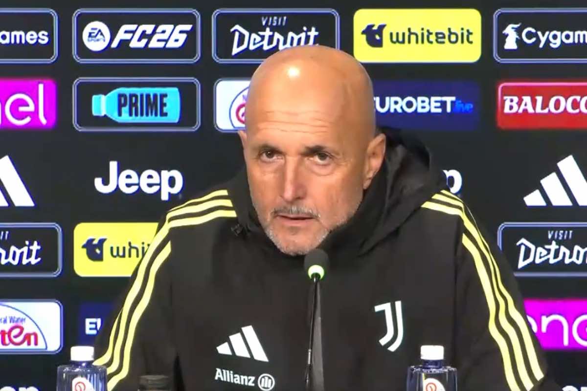 Spalletti in conferenza per Juve-Lecce.
