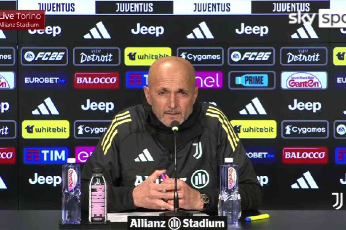 Luciano Spalletti nella conferenza stampa alla vigilia di Juventus-Parma