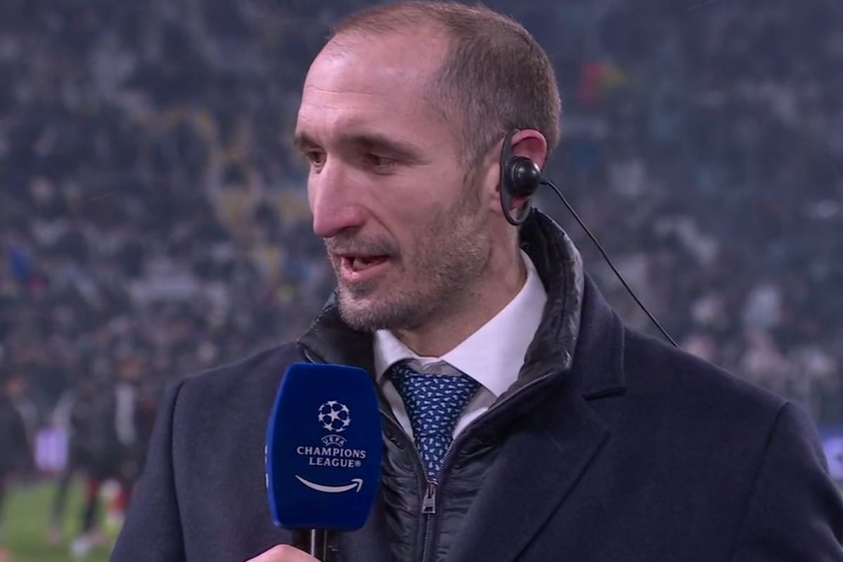 Giorgio Chiellini in primo piano