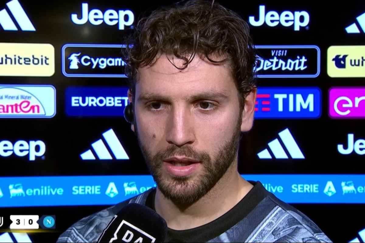 Manuel Locatelli parla a Dazn dopo Juventus Napoli