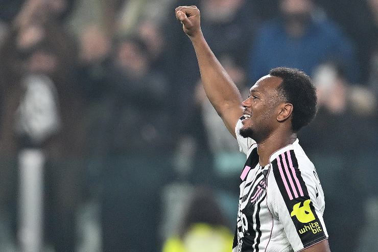 Openda esulta con la Juventus