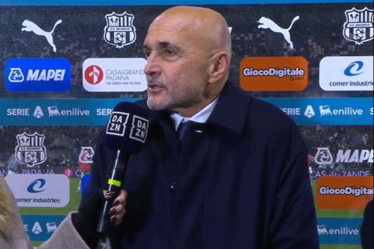 Spalletti parla a Dazn prima della partita di Serie A fra Sassuolo e Juventus