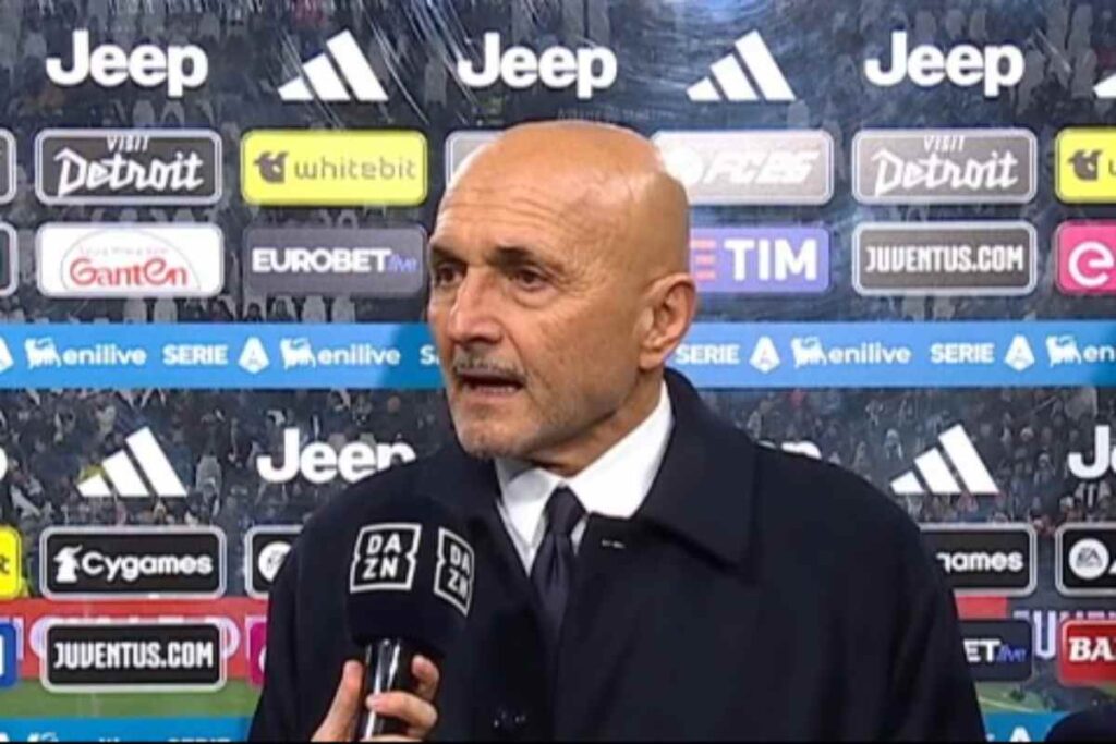 Luciano Spalletti durante un'intervista