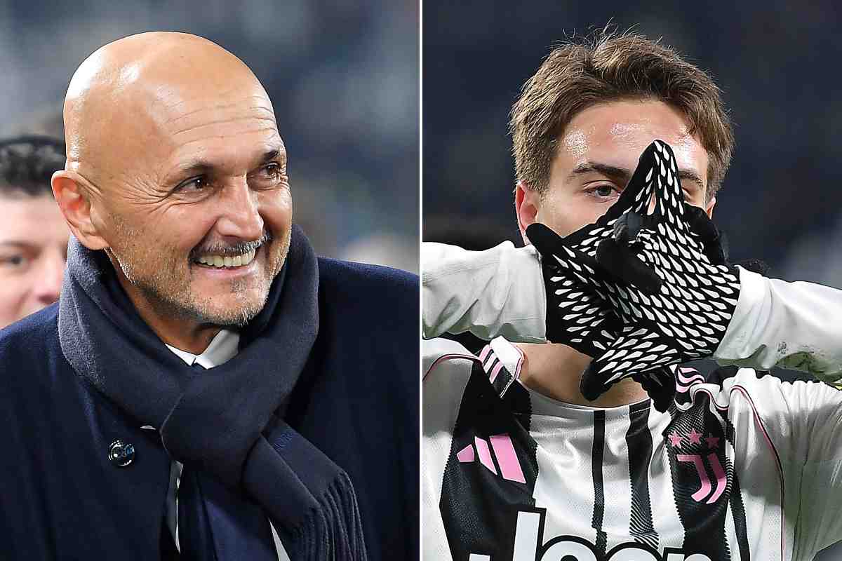 Collage che ritrae Luciano Spalletti insieme a Kenan Yildiz, allenatore e giocatore della Juventus