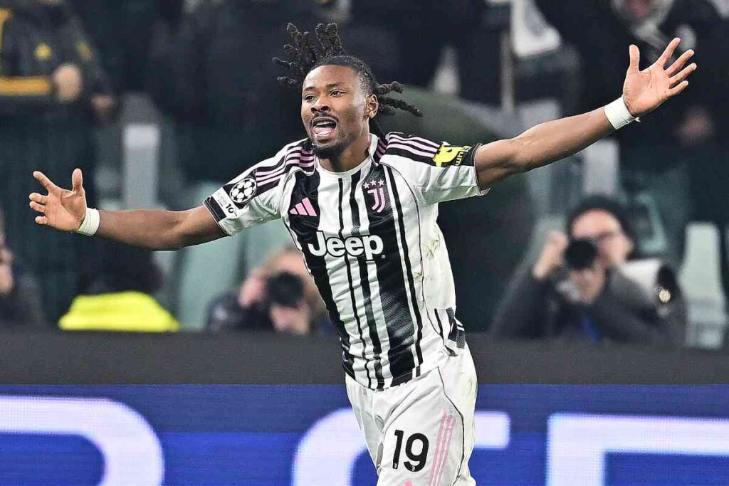 Thuram esulta al gol