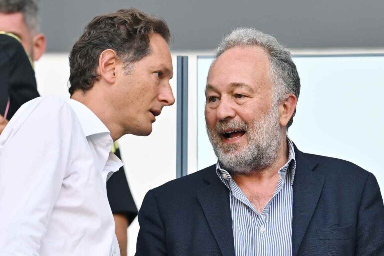 John Elkann e Ferrero in primo piano