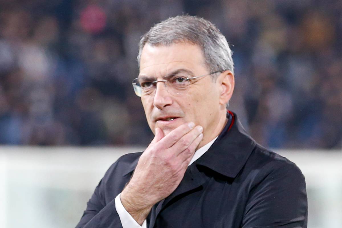 Comolli concentrato prima di una partita della Juve