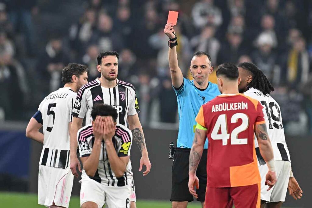 Espulsione di Kelly in Juventus Galatasaray