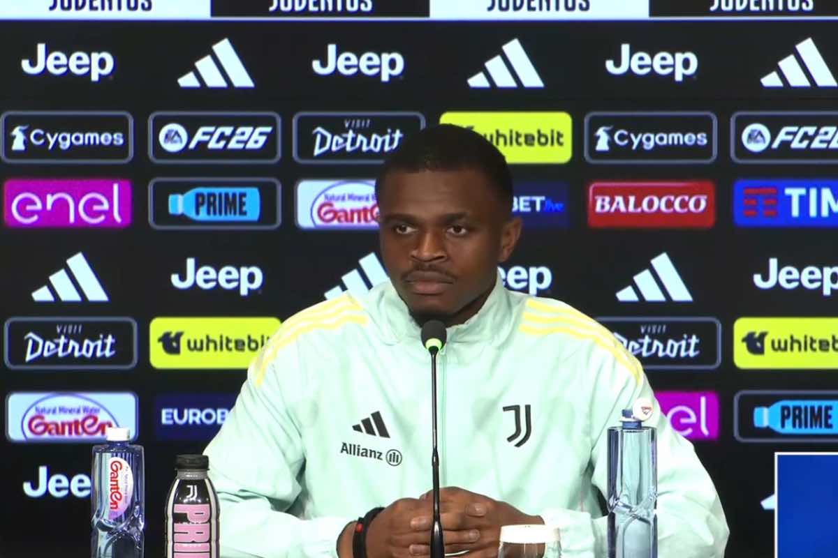 Kalulu in conferenza stampa per Roma-Juventus.