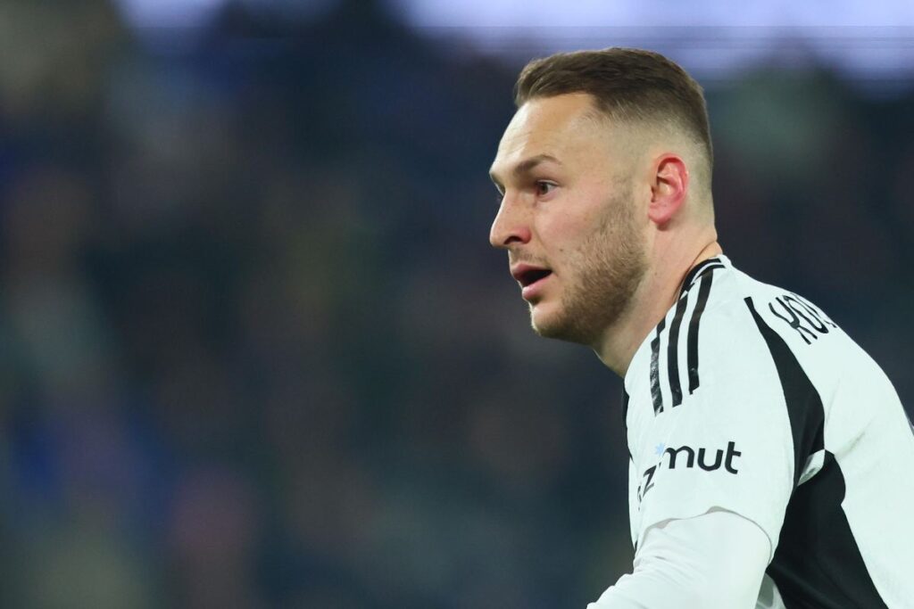 Teun Koopmeiners in azione con la maglia della Juventus