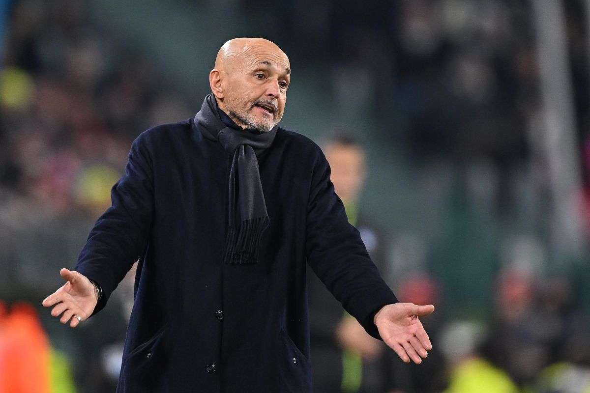 Luciano Spalletti, allenatore della Juventus, nel corso del match contro il Napoli