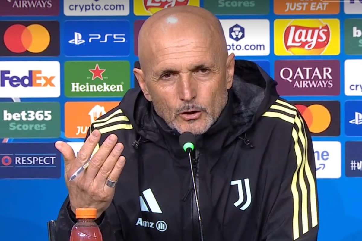Spalletti in conferenza stampa.
