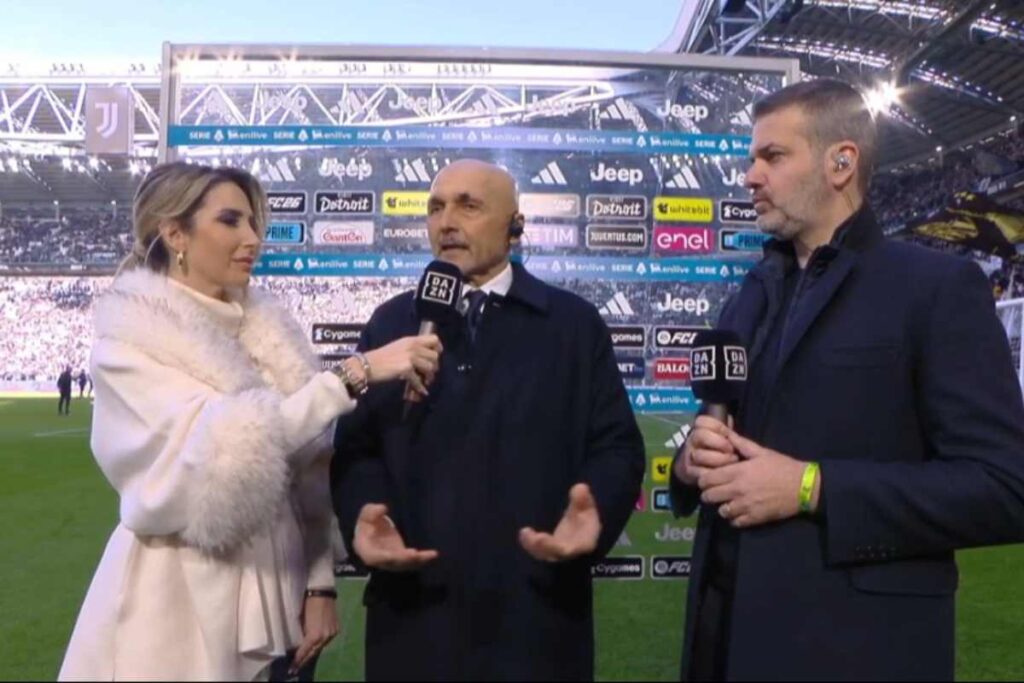 Spalletti ai microfoni di DAZN prima di Juventus-Como.