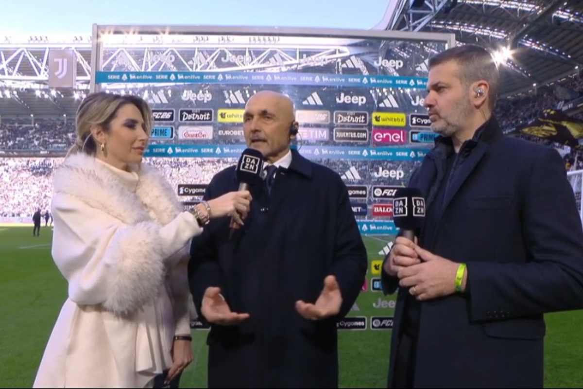 Spalletti ai microfoni di DAZN prima di Juventus-Como.
