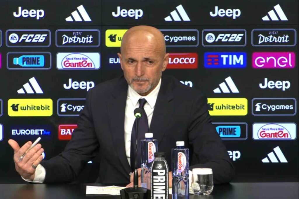 Luciano Spalletti in conferenza stampa
