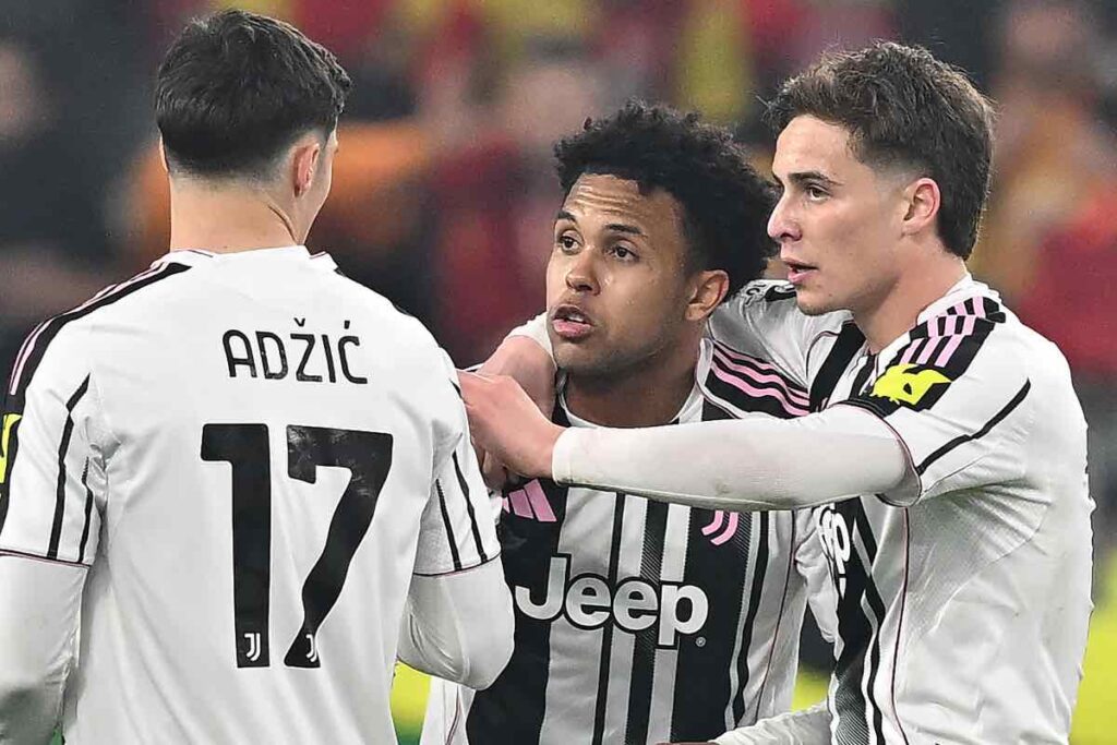 Weston McKennie nella gara contro il Galatasaray