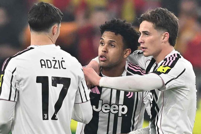 Weston McKennie nella gara contro il Galatasaray