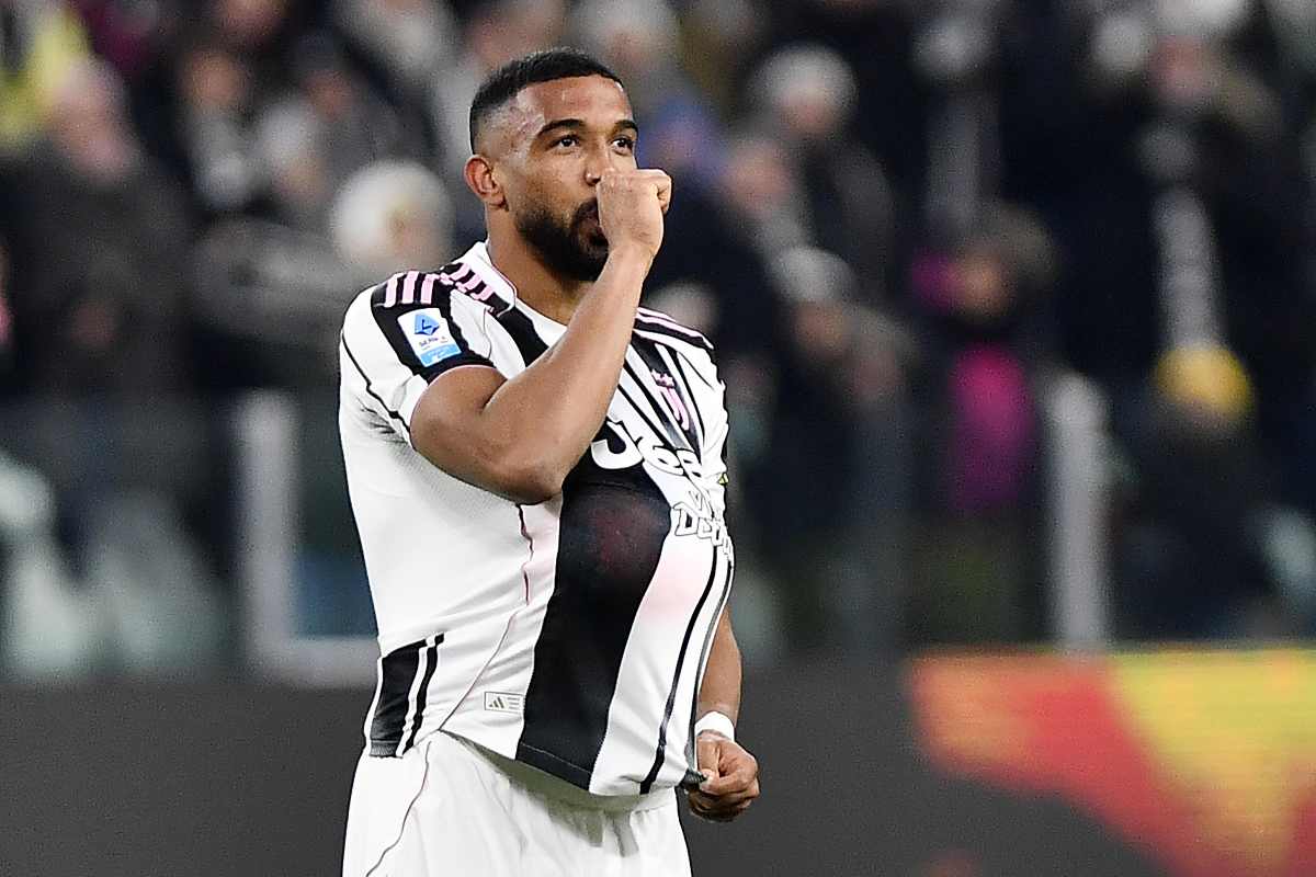 Bremer esulta dopo il gol