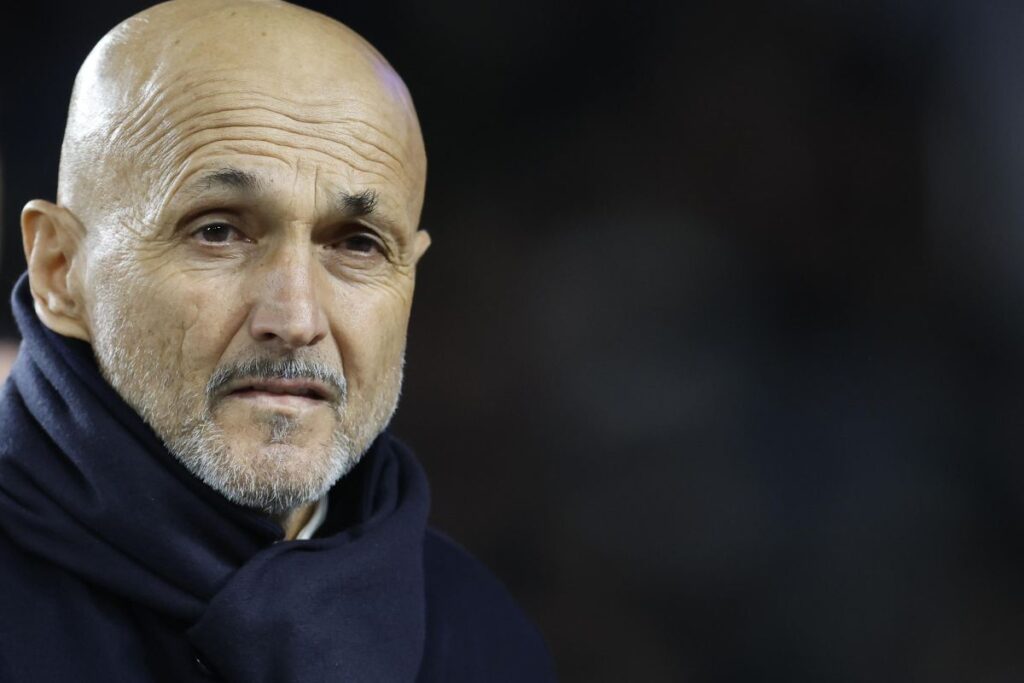 Luciano Spalletti in primo piano. La Juventus si prepara alla gara contro il Galatasaray