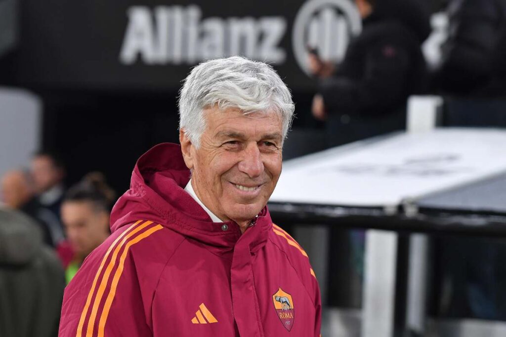 Gasperini sorride in panchina