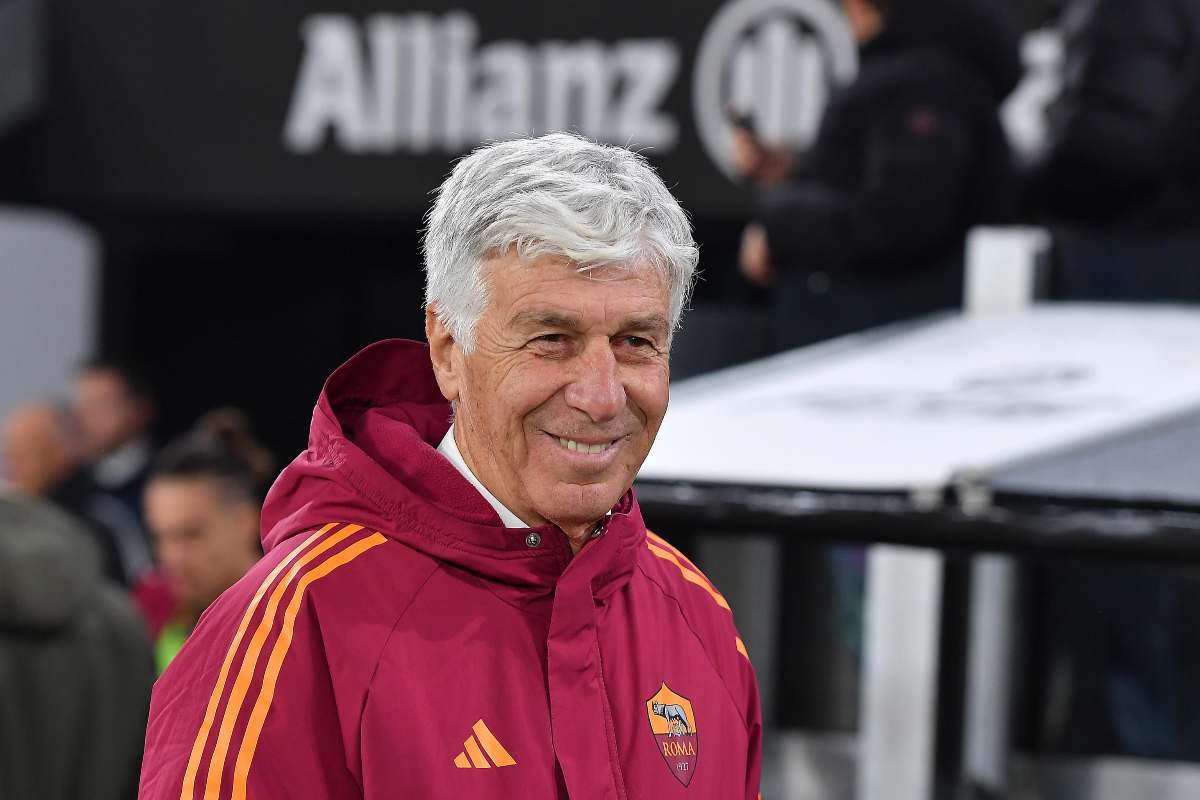 Gasperini sorride in panchina