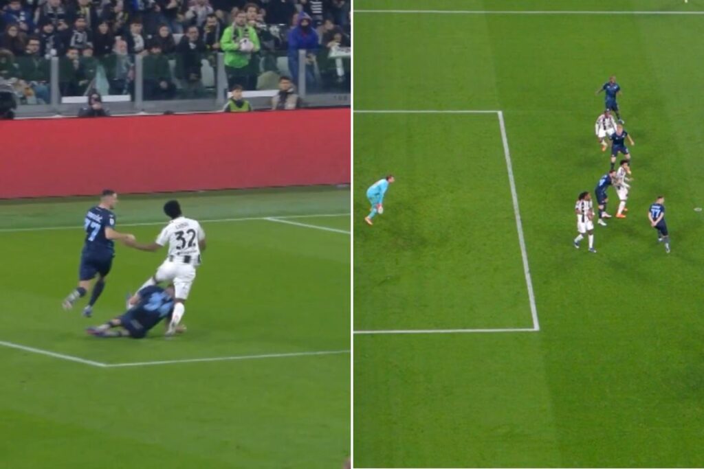 Il contatto Gila-Cabal e il fuorigioco di Thuram