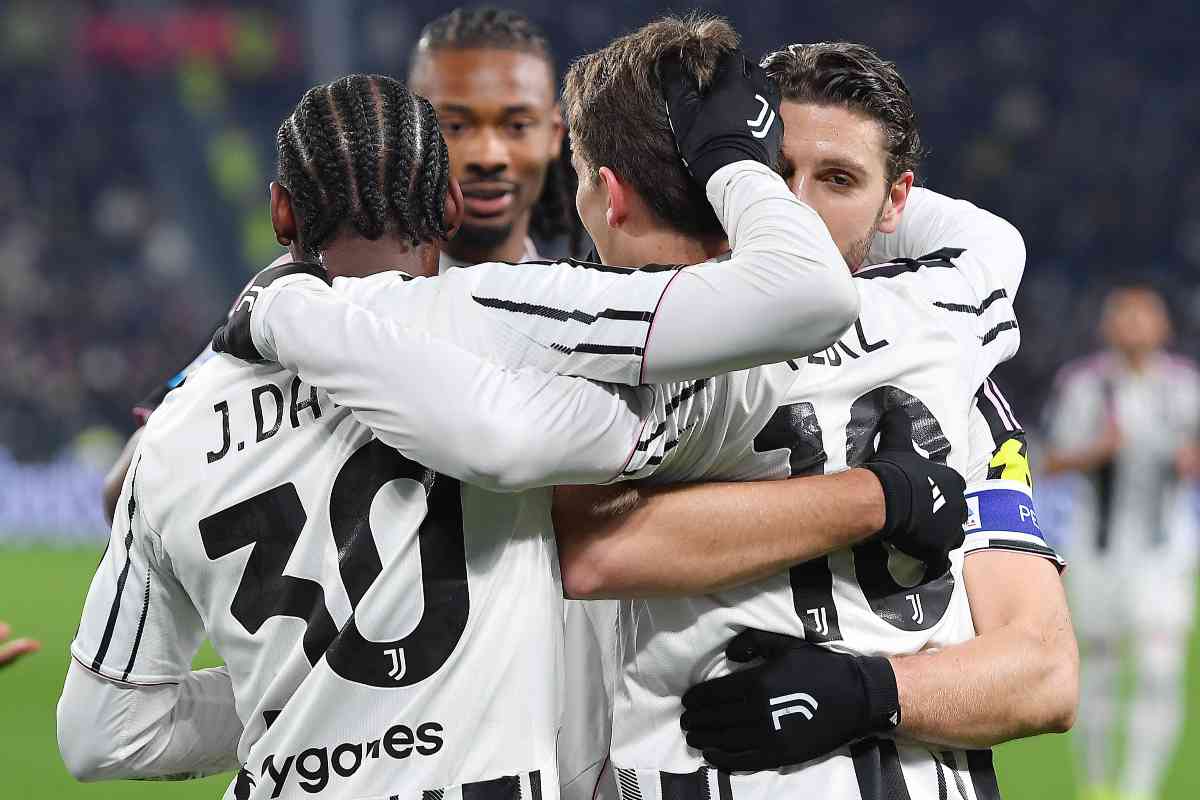 Il gruppo squadra della Juventus, preparazione in vista del Galatasaray