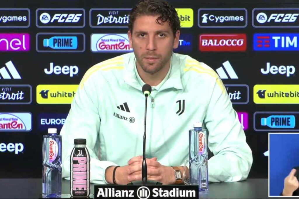 Manuel Locatelli in conferenza stampa