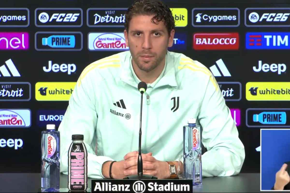 Manuel Locatelli in conferenza stampa