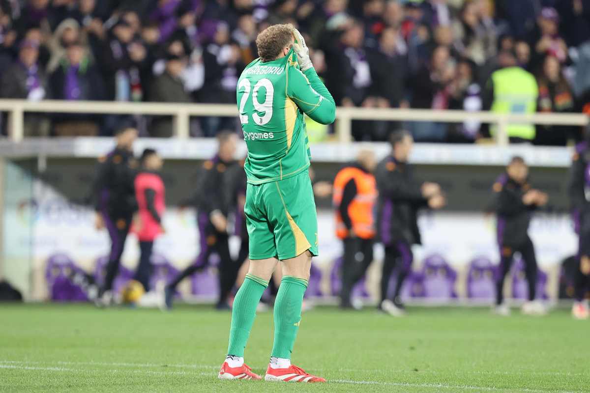 Di Gregorio nel match fra Juve e Fiorentina.