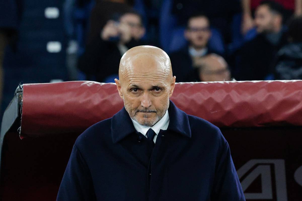 Spalletti in pancina all'olimpico contro la Roma
