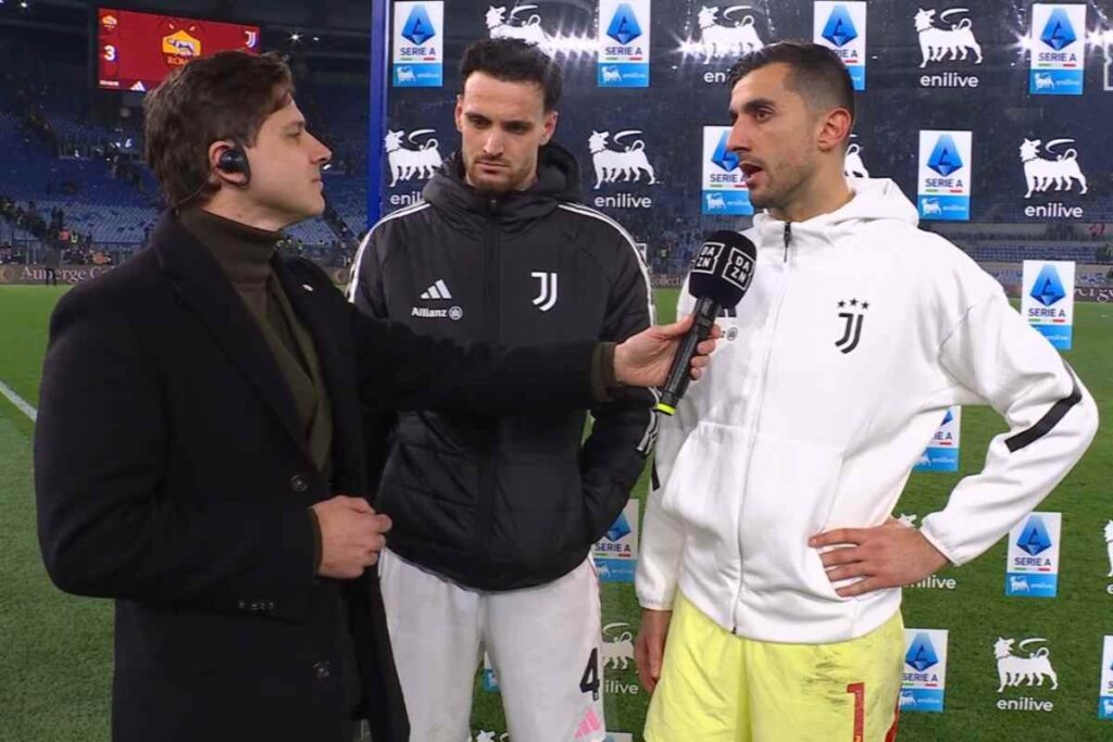 Perin intervistsato dopo Roma-Juve