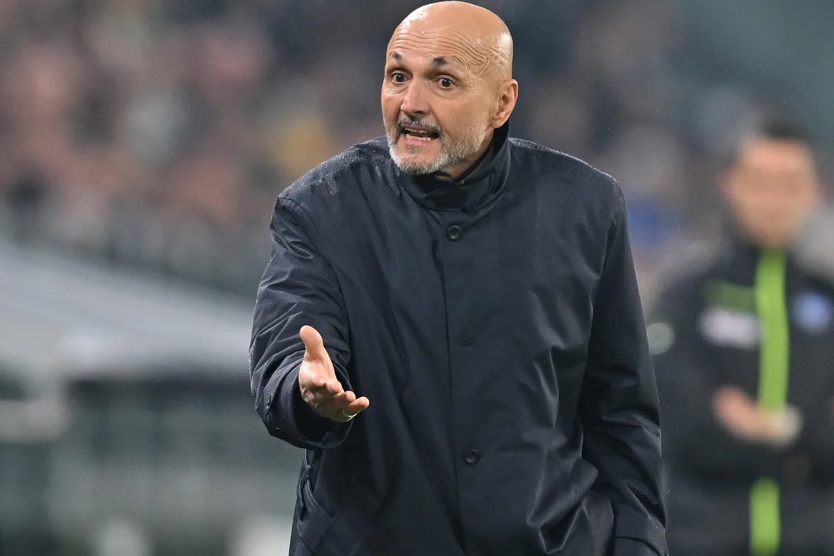 Luciano Spalletti in panchina durante una partita della Juventus