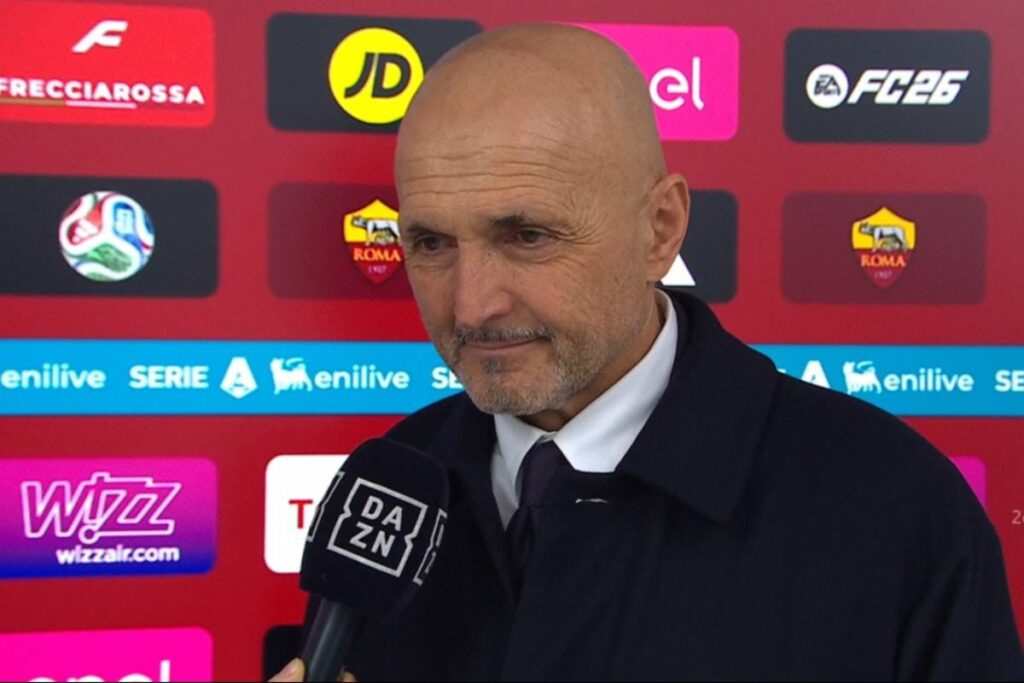 Luciano Spalletti nel post Roma-Juve