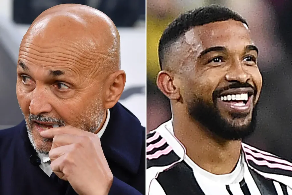 Luciano Spalletti e Gleison Bremer con la Juventus