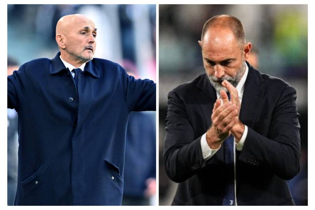Spalletti e Tudor a confronto
