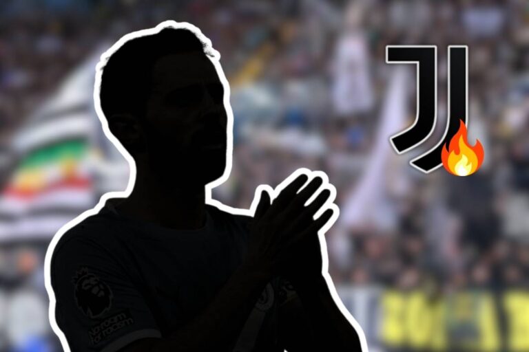 Immagine oscurata di Bernardo Silva su sfondo di tifosi della Juventus