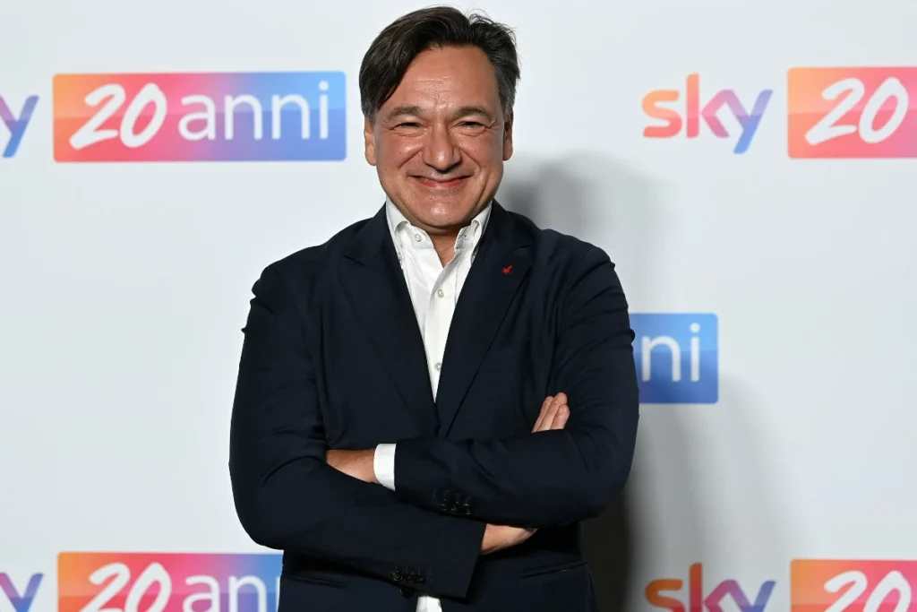 Fabio Caressa in primo piano