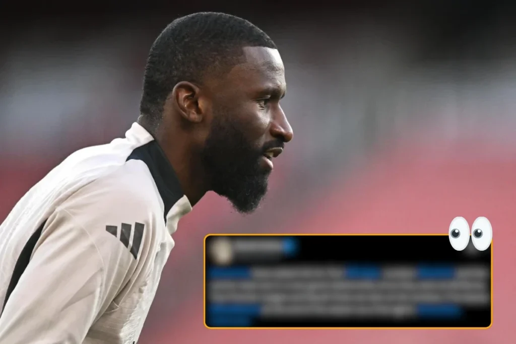 Antonio Rudiger in primo piano