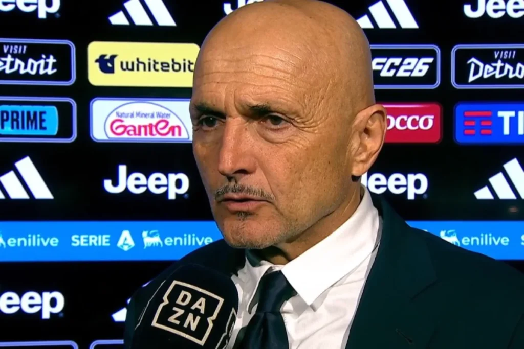 Luciano Spalletti in primo piano