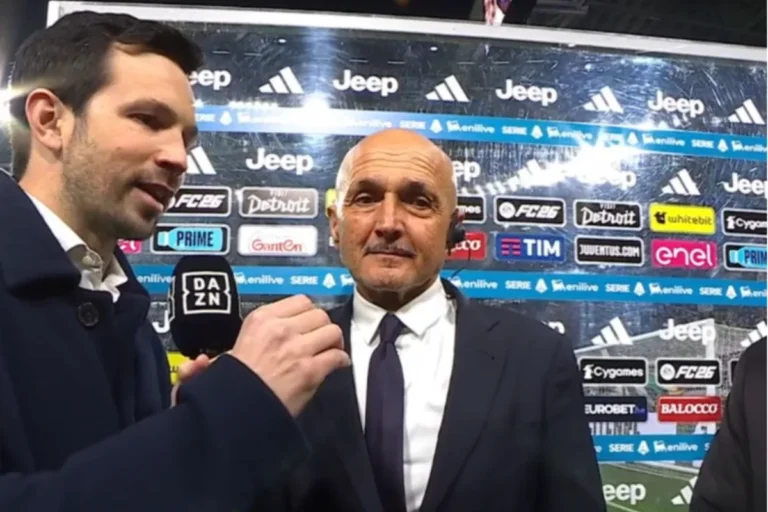 Luciano Spalletti in primo piano