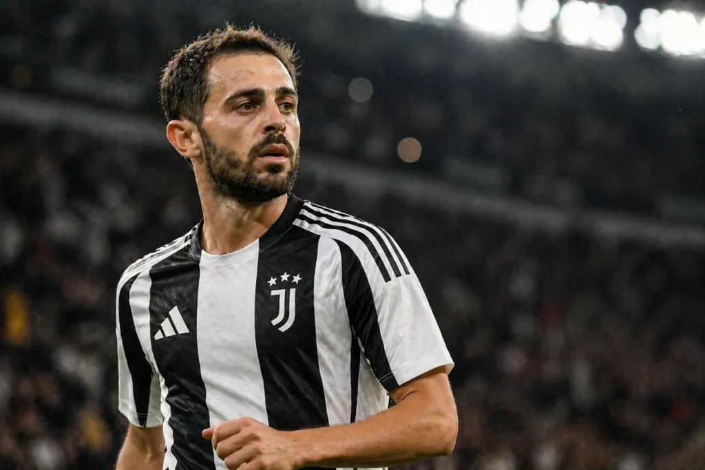 Bernardo Silva con la maglia della Juventus