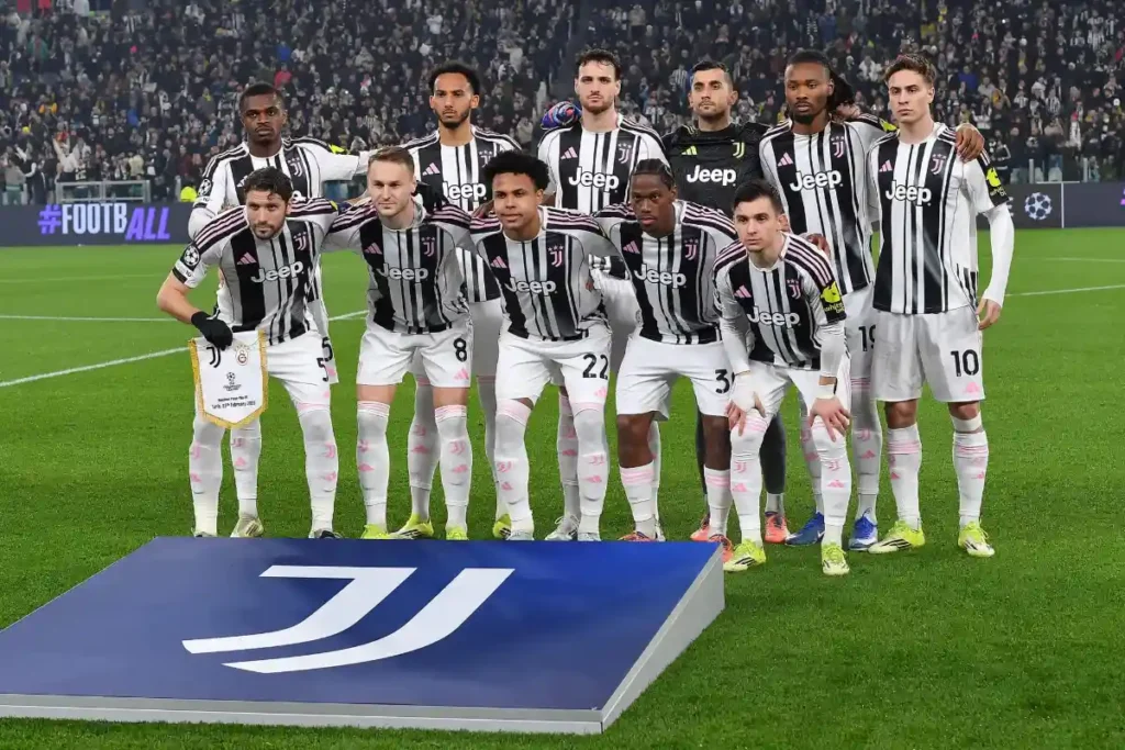 Foto di squadra della Juventus